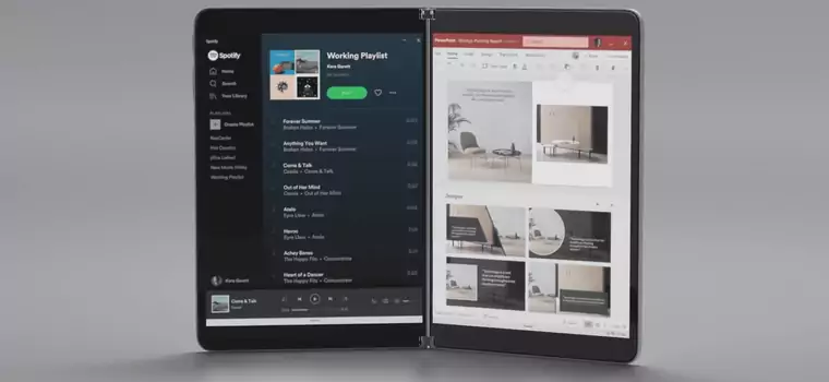 Microsoft Surface Neo - laptop z przyszłości z dwoma wyświetlaczami