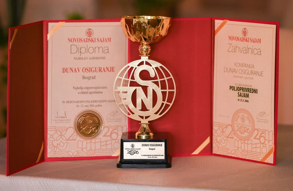 Kompaniji „Dunav osiguranje“ nagrade 