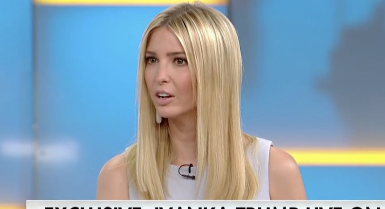 Ivanka Trump on Fox & Friends.