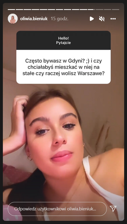 Oliwia Bieniuk odpowiedziała na pytania internautów
