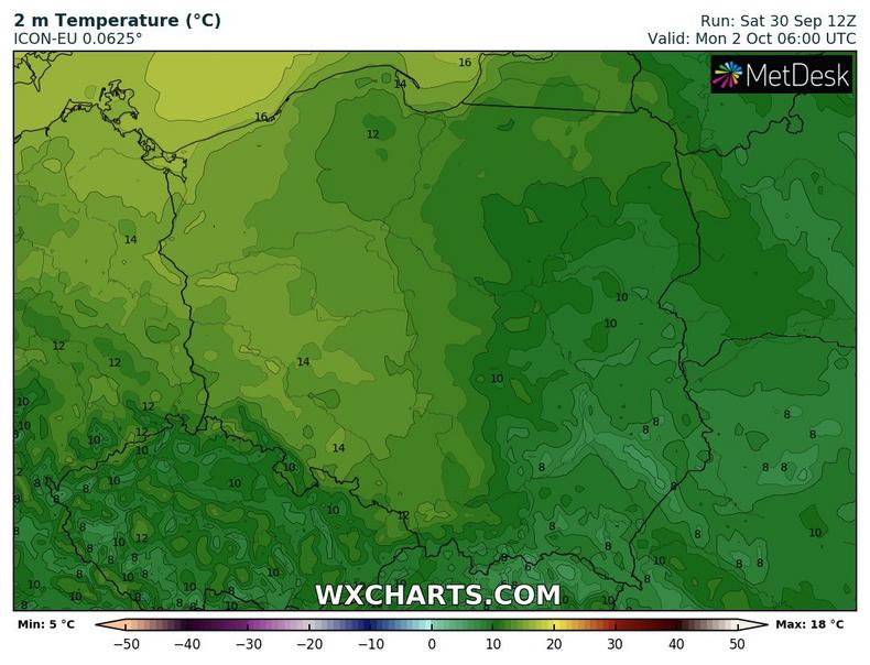 Temperatura w nocy podzieli Polskę