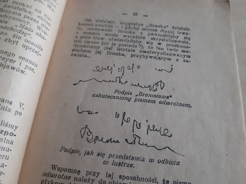 "Dziwy medyumizmu". Fragment opisu jednego z seansów