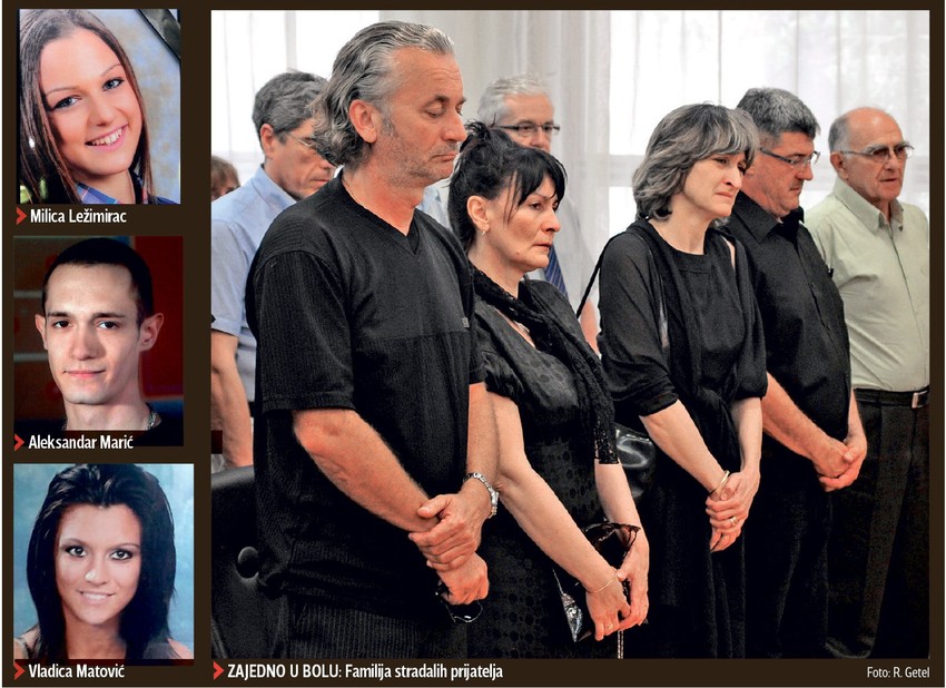 Zajedno u bolu: Familija stradalih prijatelja