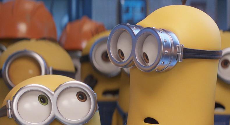 Minions in the Despicable Me spinoff, Minions: The Rise of Gru.Universal Pictures