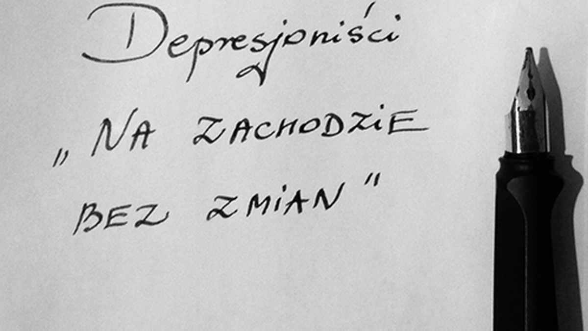 „Na zachodzie bez zmian“ to nowy singiel formacji Depresjoniści (kiedyś Bończyk/Krzywański), który jest zapowiedzią nowej płyty i wykładnią tego jak zespół myśli i brzmi dzisiaj.