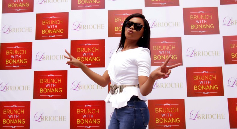 Bonang hosts press to a fabulous brunch