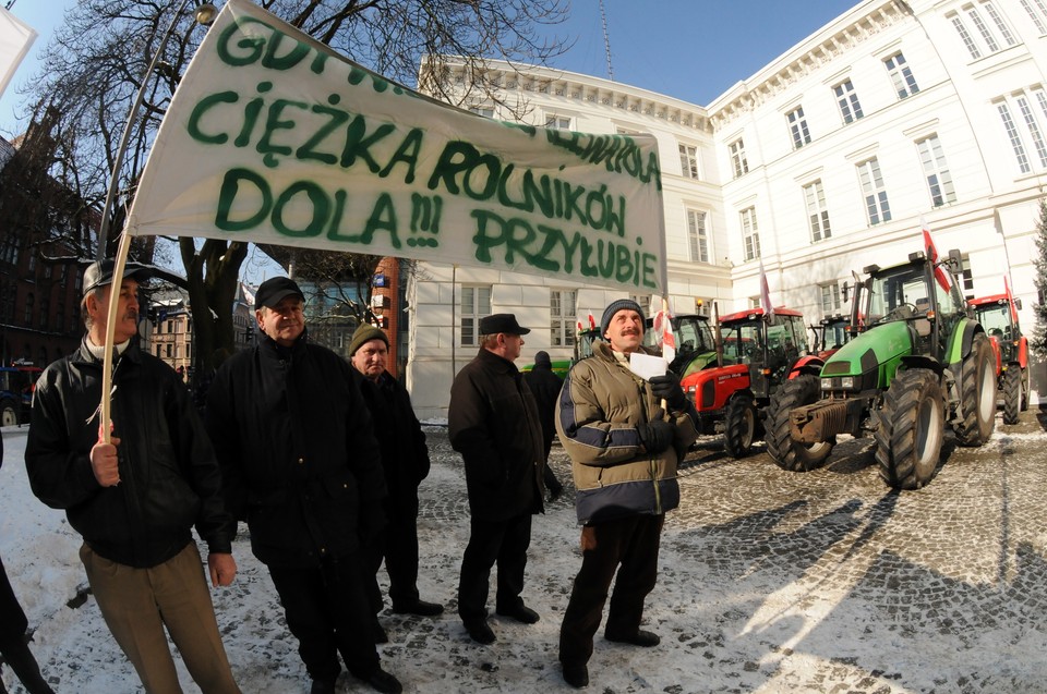 BYDGOSZCZ PROTEST ROLNIKÓW