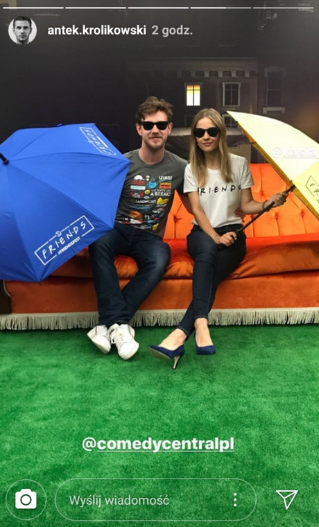 Antoni Królikowski z dziewczyną na "Friendsfest"