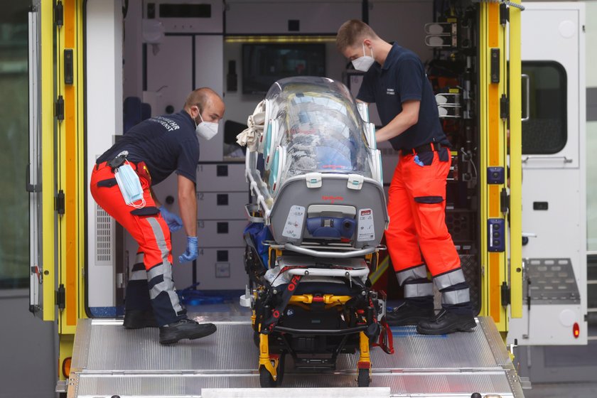 Nawalny został przetransportowany do kliniki Charite w Berlinie