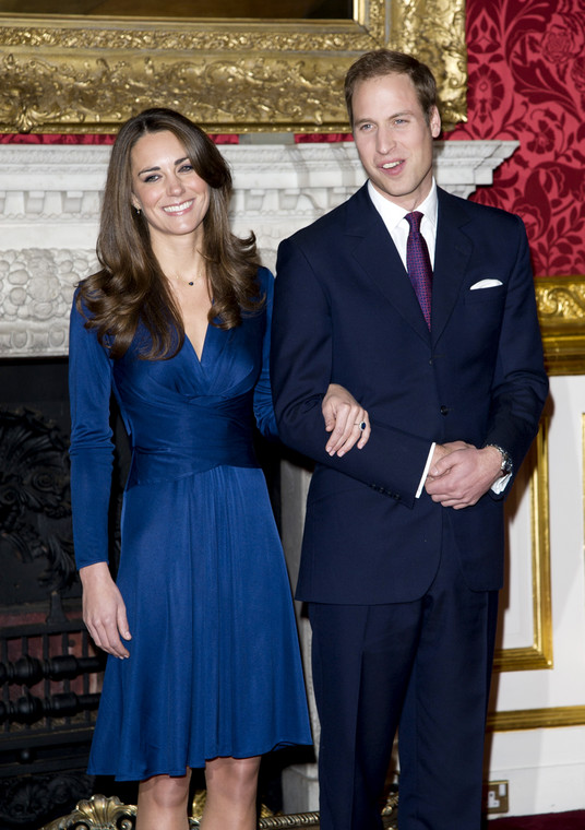 Kate i William po oficjalnym ogłoszeniu zaręczyn w 2010 r.