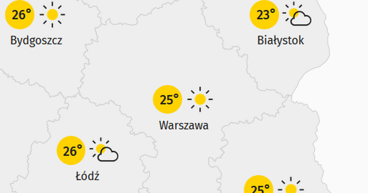 Warszawa Pogoda Na Dzis I Na Weekend Prognoza Wiadomosci