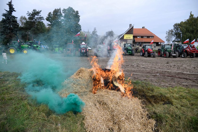 Rolnicy znów blokują drogi!