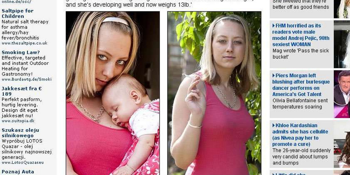 Wypaliła 3,5 tys. papierosów będąc w ciąży. "To wzmocniło moje dziecko"