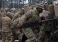 BEMOWO PISKIE KONTYNGENT NATO PRZYJAZD (przyjazd żołnierzy)