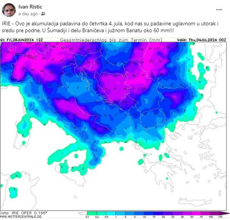 Najgore će biti u utorak i sredu