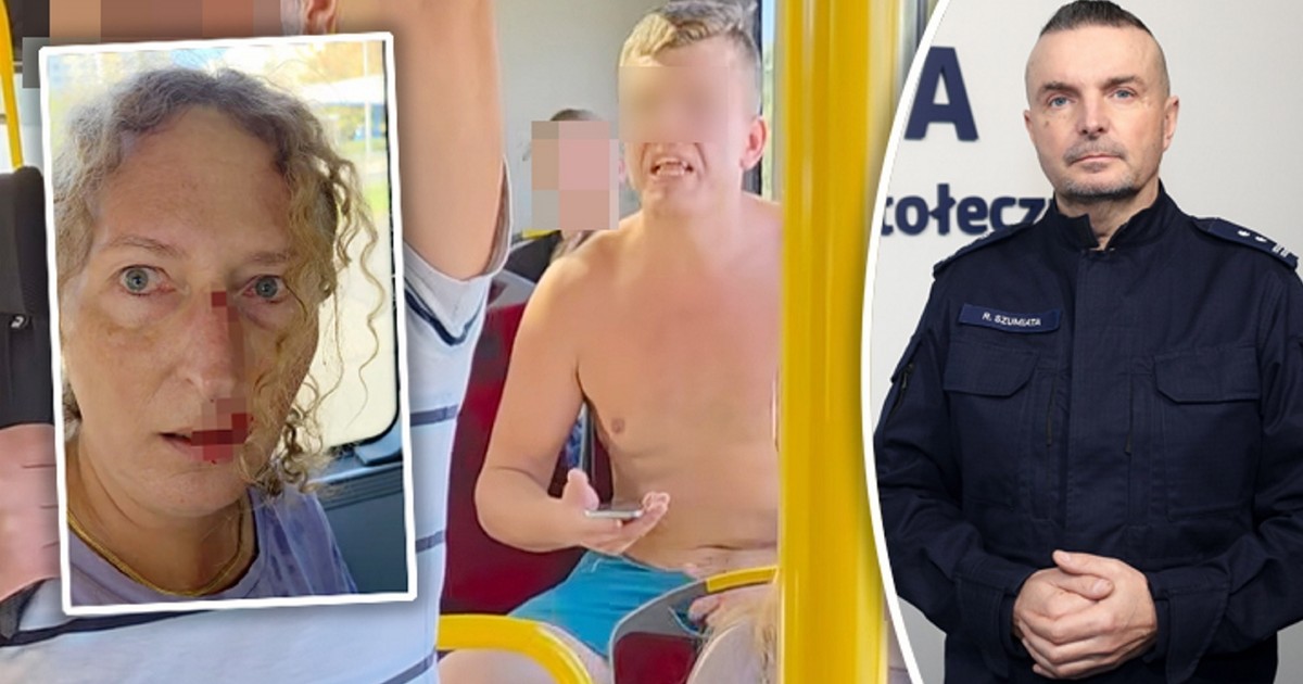 Bandzior pobił szlachetną obrończynię seniorki. Policjanci obiecują, że nie ujdzie mu to na sucho. Mają film