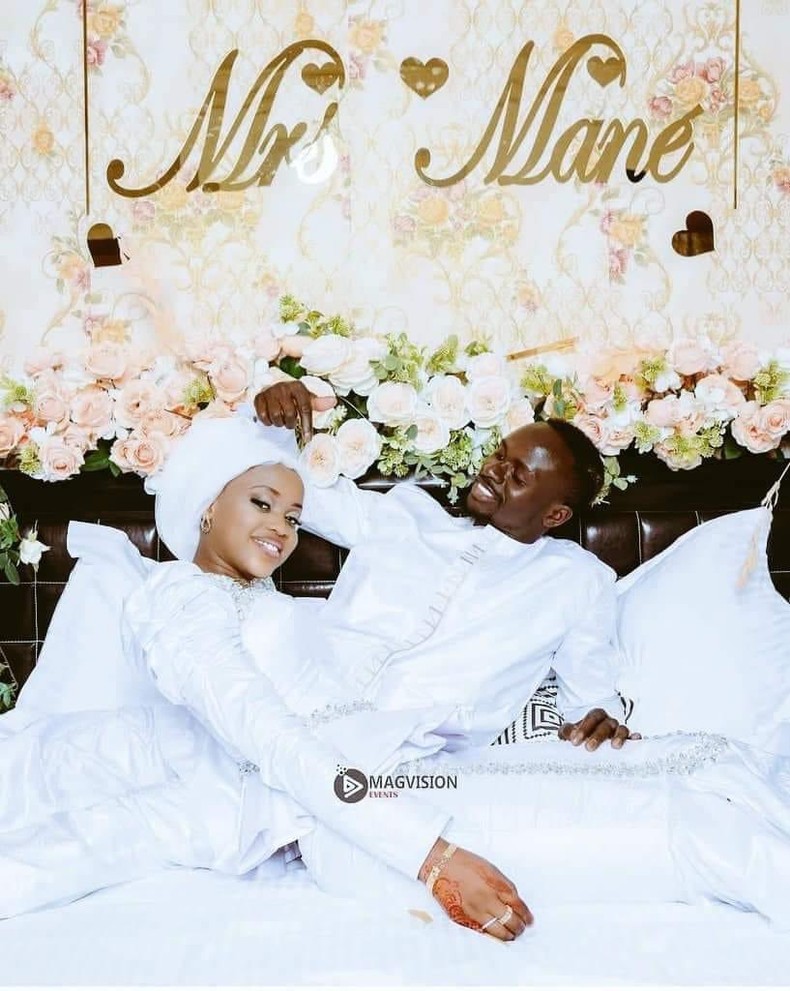 See beautiful photos from Sadio Mane’s marriage to partner Aisha Tamba