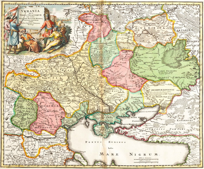 Mapa Johann Homann z 1720 r.