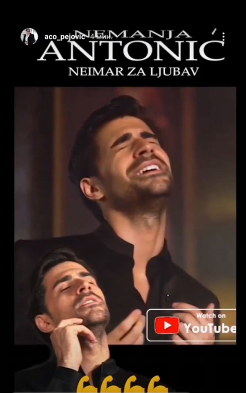 Objava na Instagramu, Nemanja