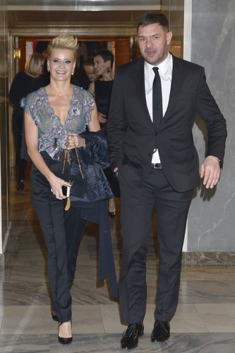 Małgorzata Kożuchowka i Tomasz Karolak