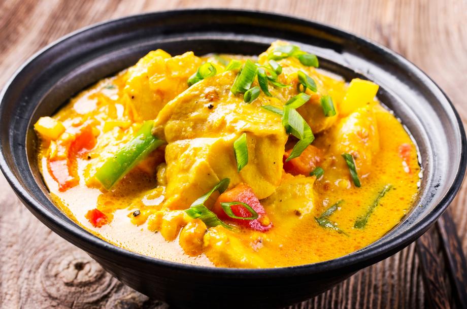 Ryba z warzywami curry