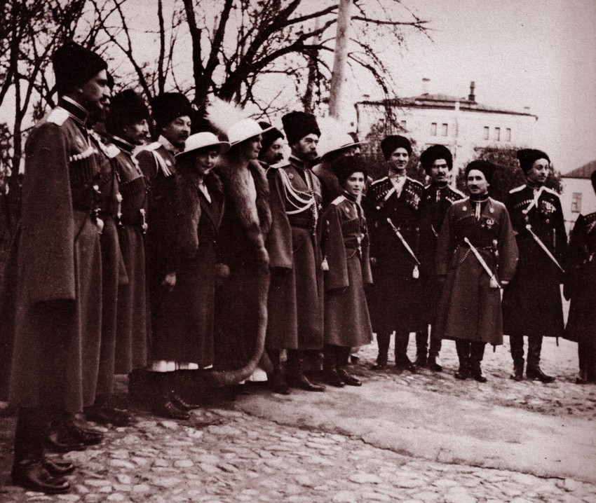 U poseti frontu tokom Prvog svetskog rata