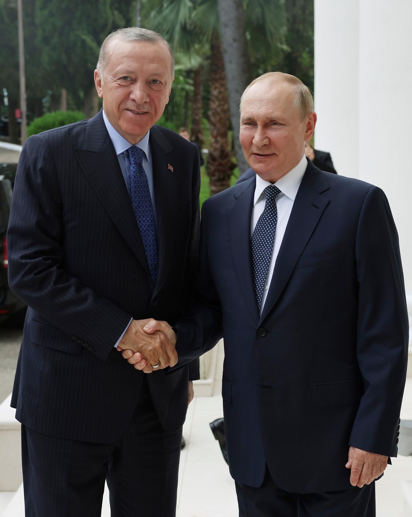 Redžep Tajip Erdogan i Vladimir Putin u Sočiju