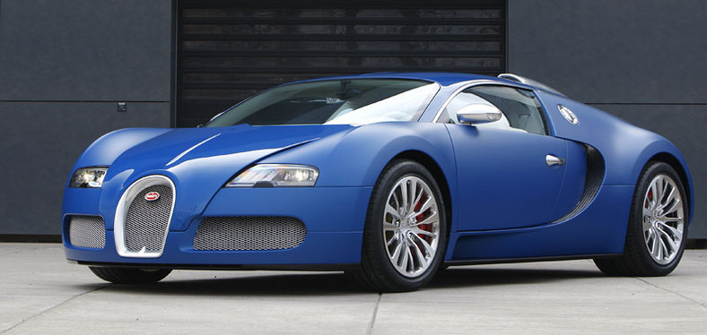 Genewa 2009: Bugatti Veyron Bleu Centenaire – stulecie w niebieskim