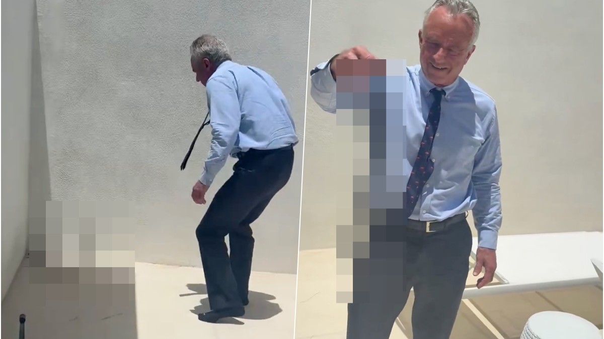 Minister zdravotníctva USA Robert F. Kennedy Jr. chytal na terase hady. 