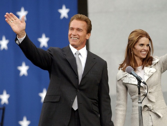 Gubernator Kalifornii z żoną