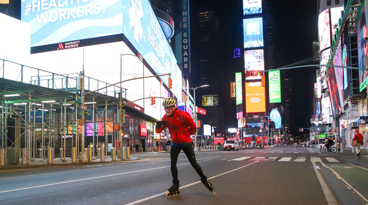 Times Square New York-ban / Fotó: Profimedia