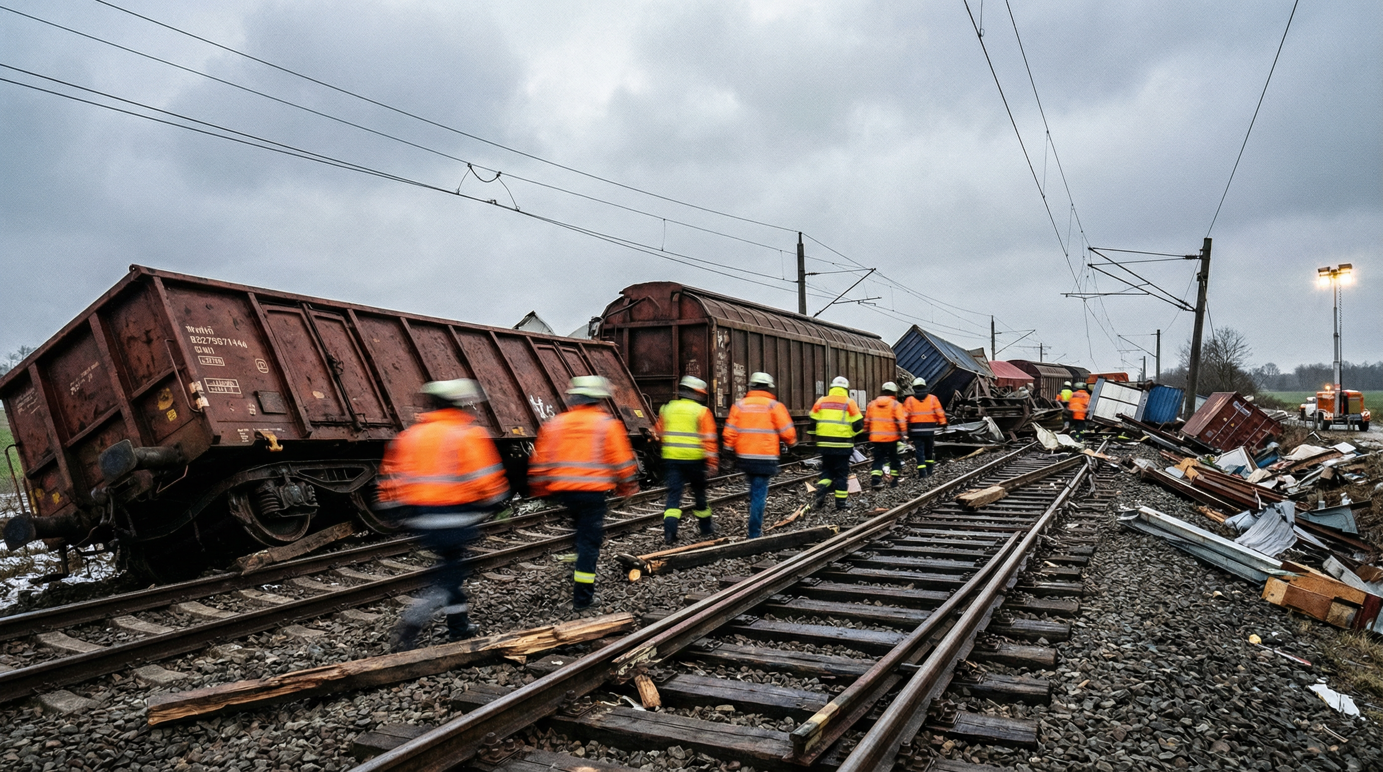 Hannover-Göttingen: Fünf Kilometer Gleise zerstört – Reparatur dauert Wochen