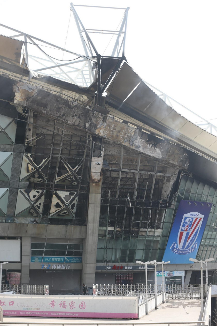 Stadion gwiazd stanął w płomieniach