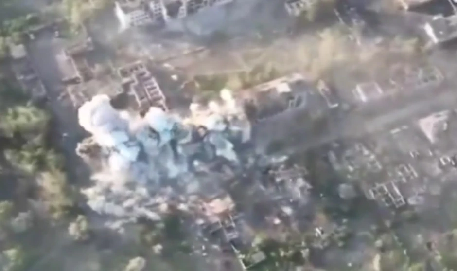 Navodno ukrajinsko bombardovanje Vovčanska