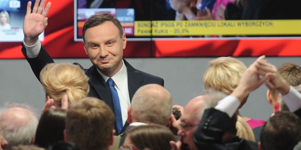 Andrzej Duda wieczór wyborczy