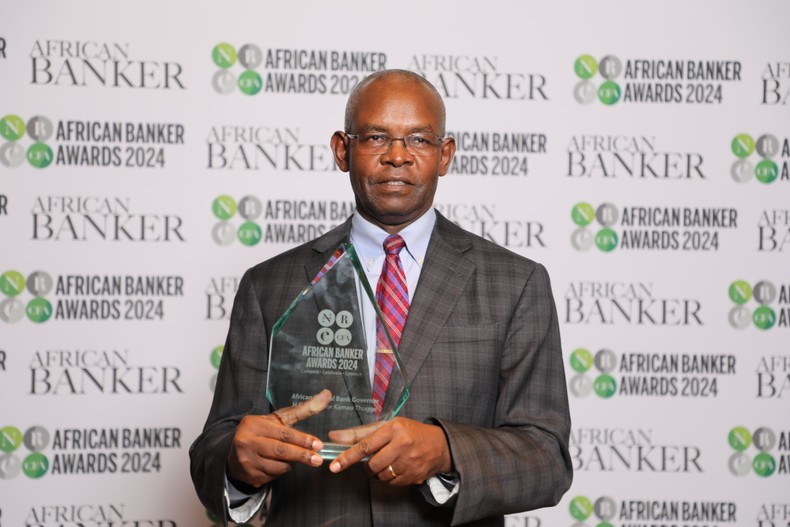 Governor of the Central Bank of Kenya (CBK) Dr. Kamau Thugge has been honoured with the prestigious title of Central Bank Governor of the Year by the African Banker Magazine.