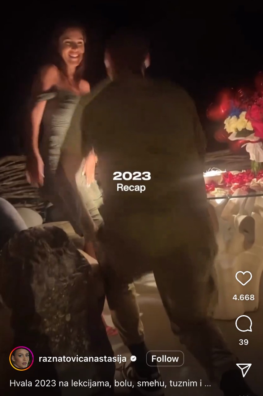 Anastasija i Nemanja, intimni momenti tokom godine