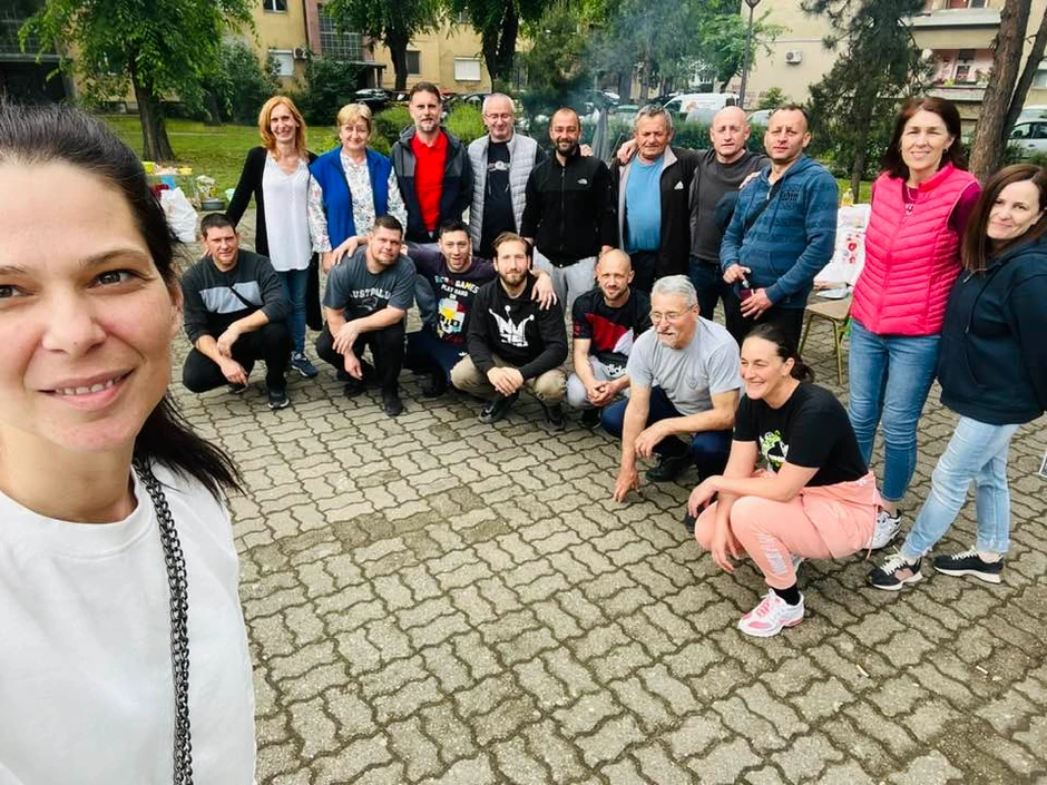 Sa jedne od humanitarnih akcija za Mirjanu : Humanitarno kuvanje kotlića u organizaciji "Naše malo je nekome sve Subotica"