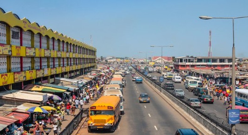 Kaneshie market ( southern Ghana)