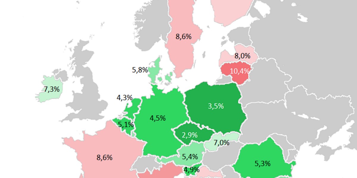 Liczba bezrobotnych wzrosła w Polsce o 17,8 proc. rok do roku. Tylko dziewięć krajów Unii w pandemii poradziło sobie lepiej w czasie pandemii. Przy tym my jesteśmy na drugim miejscu we wspólnocie, jeśli chodzi o niski poziom stopy bezrobocia.