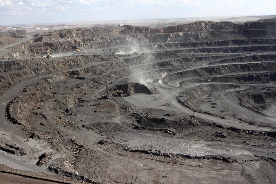 Kopalnia metali rzadkich w Baotou, Autonomiczny Region Mongolii Wewnętrznej w Chinach.