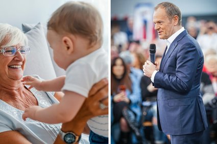 Donald Tusk obiecuje "babciowe". Oto ile może kosztować