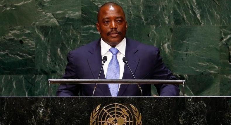 Joseph Kabila Kabange, President of the Democratic Republic of the Congo, addresses the 69th United Nations General Assembly at the U.N. headquarters in New York September 25, 2014. REUTERS/Lucas Jackson