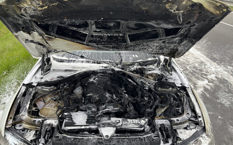 Pożar silnika w BMW 325d: znowu chłodnica EGR?