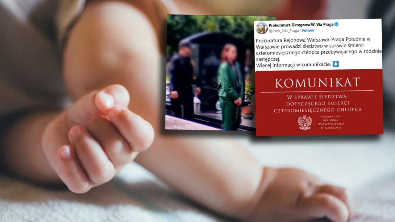 Śmierć czteromiesięcznego dziecka w rodzinie zastępczej. Jest ruch prokuratury