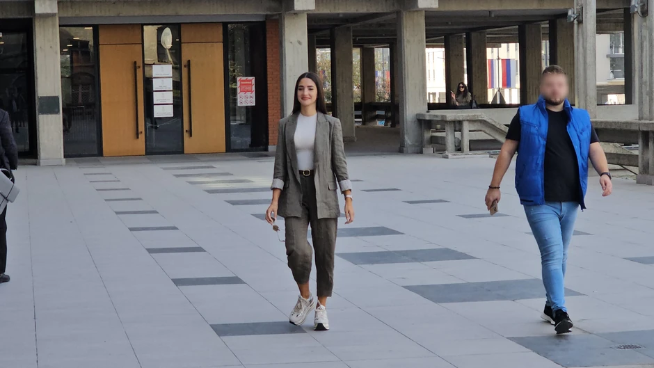 Anđela Đuričić stigla na suđenje