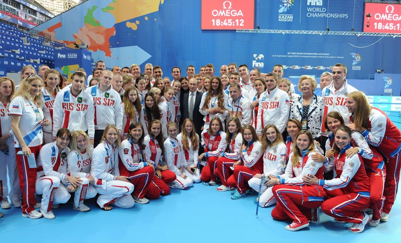 Pływackie mistrzostwa świata rozpoczęły się pod okiem Władimira Putina