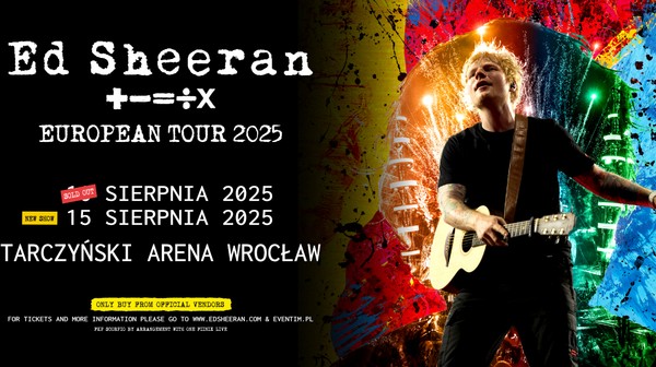 Od maja do września Ed Sheeran wystapi w takich krajach jak Hiszpania, Francja, Włochy, Niemcy, Norwegia, Szwajcaria, Belgia, Polska, Szwecja oraz Dania.