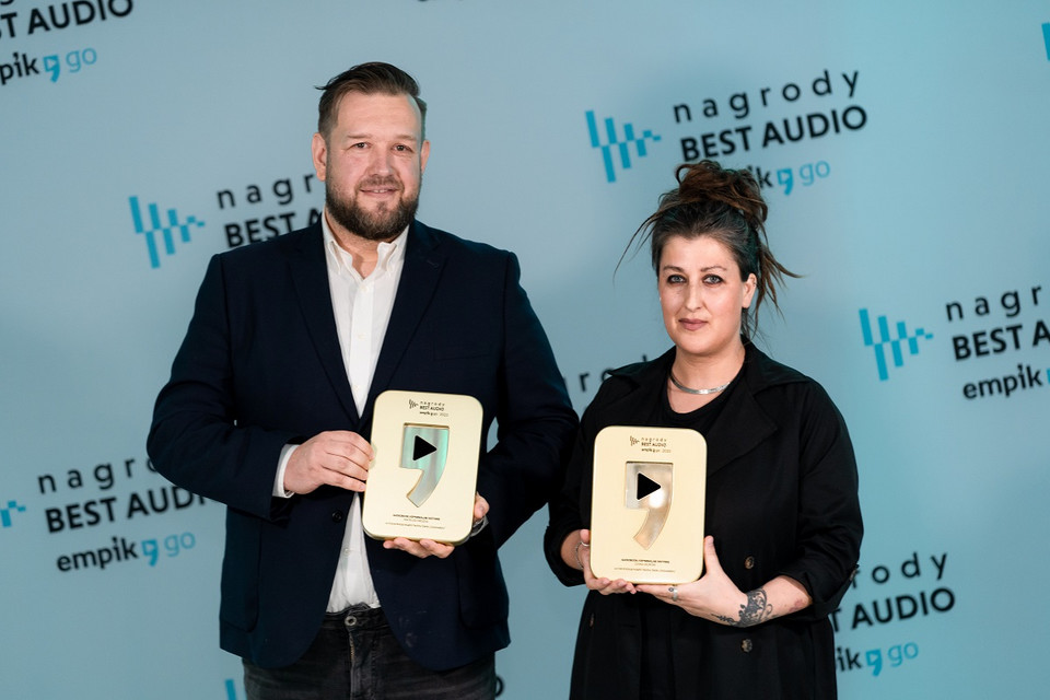 Diana Giurow i Mateusz Drozda, zwycięzcy 3. edycji Nagród BEST AUDIO Empik Go