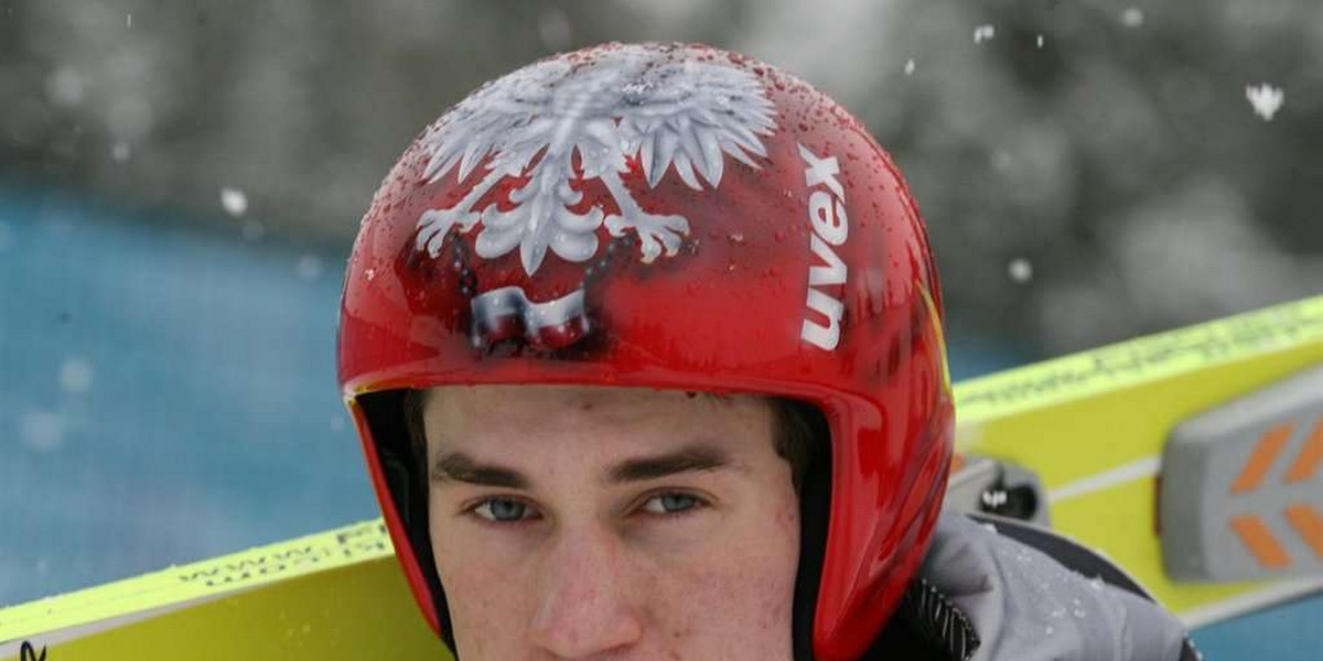 Kamil Stoch ma w Vancouver super kask